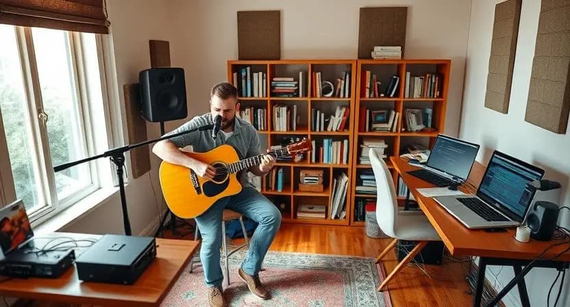 How to Record Acoustic Instruments in a Home Studio