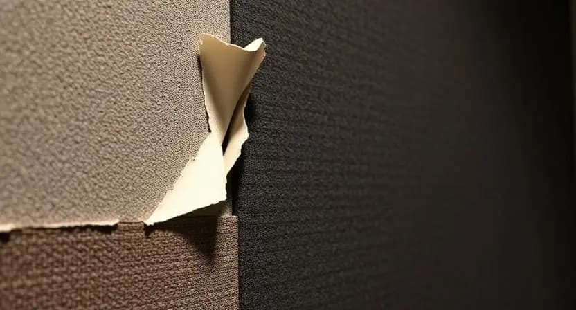 Comparison of poor and proper soundproofing installation in a music studio